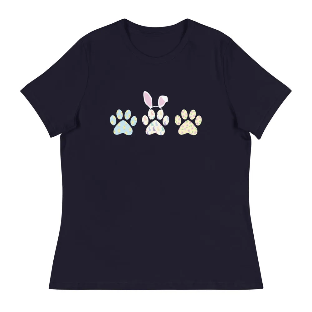 Easter Paws Women's Relaxed T-Shirt