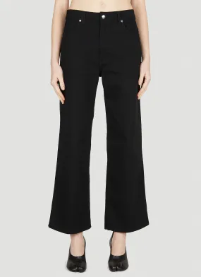 Eckhaus Latta Wide Leg Jeans