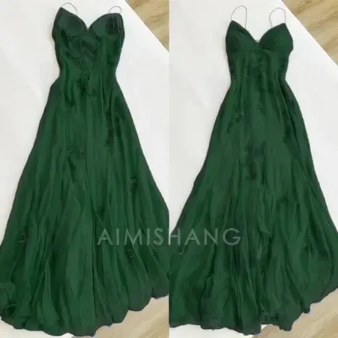 Elegant Formal Dresses Spaghetti Straps Appliques A Line Long Prom Dresses Formal Women's Dresses Party Dresses