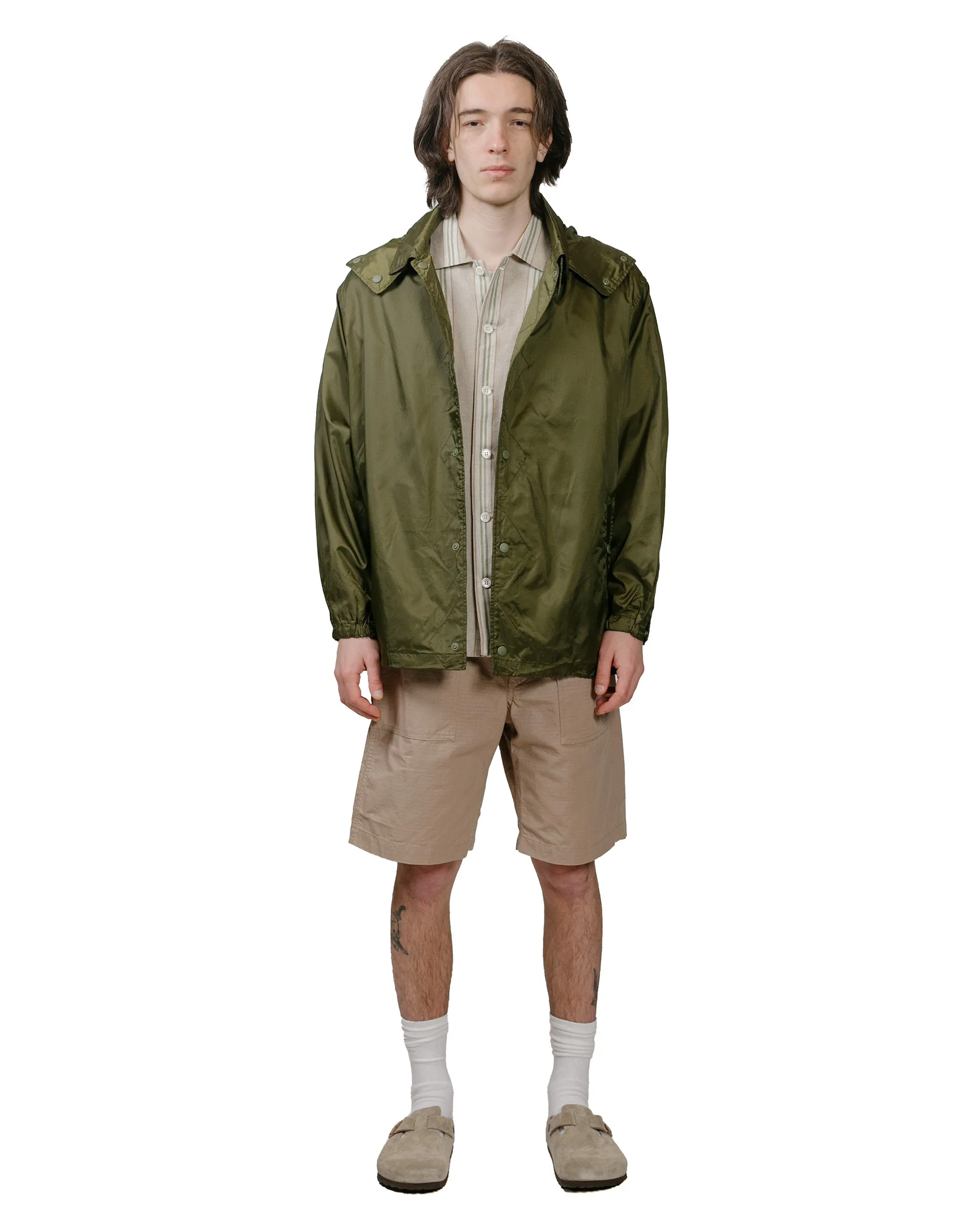 Engineered Garments Fatigue Short Khaki Cotton Ripstop