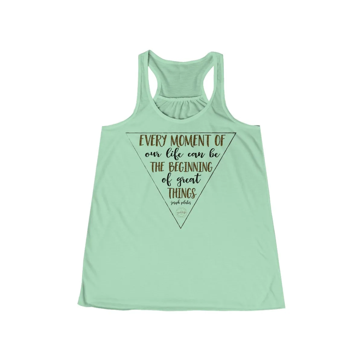 Every Moment Women's Flowy Racerback Tank
