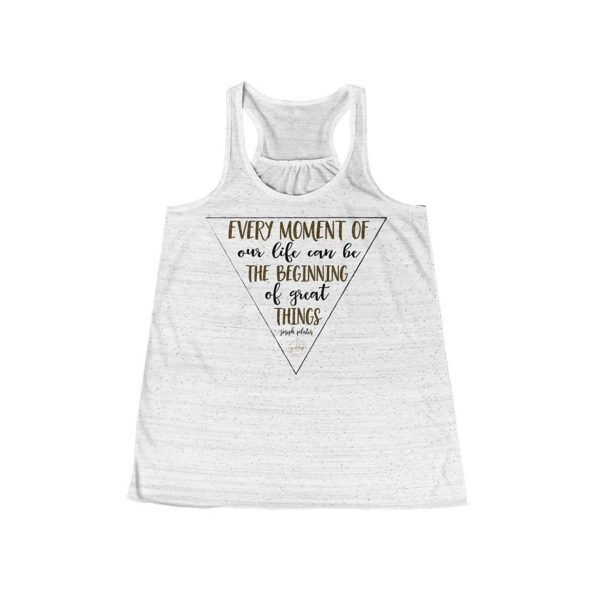Every Moment Women's Flowy Racerback Tank