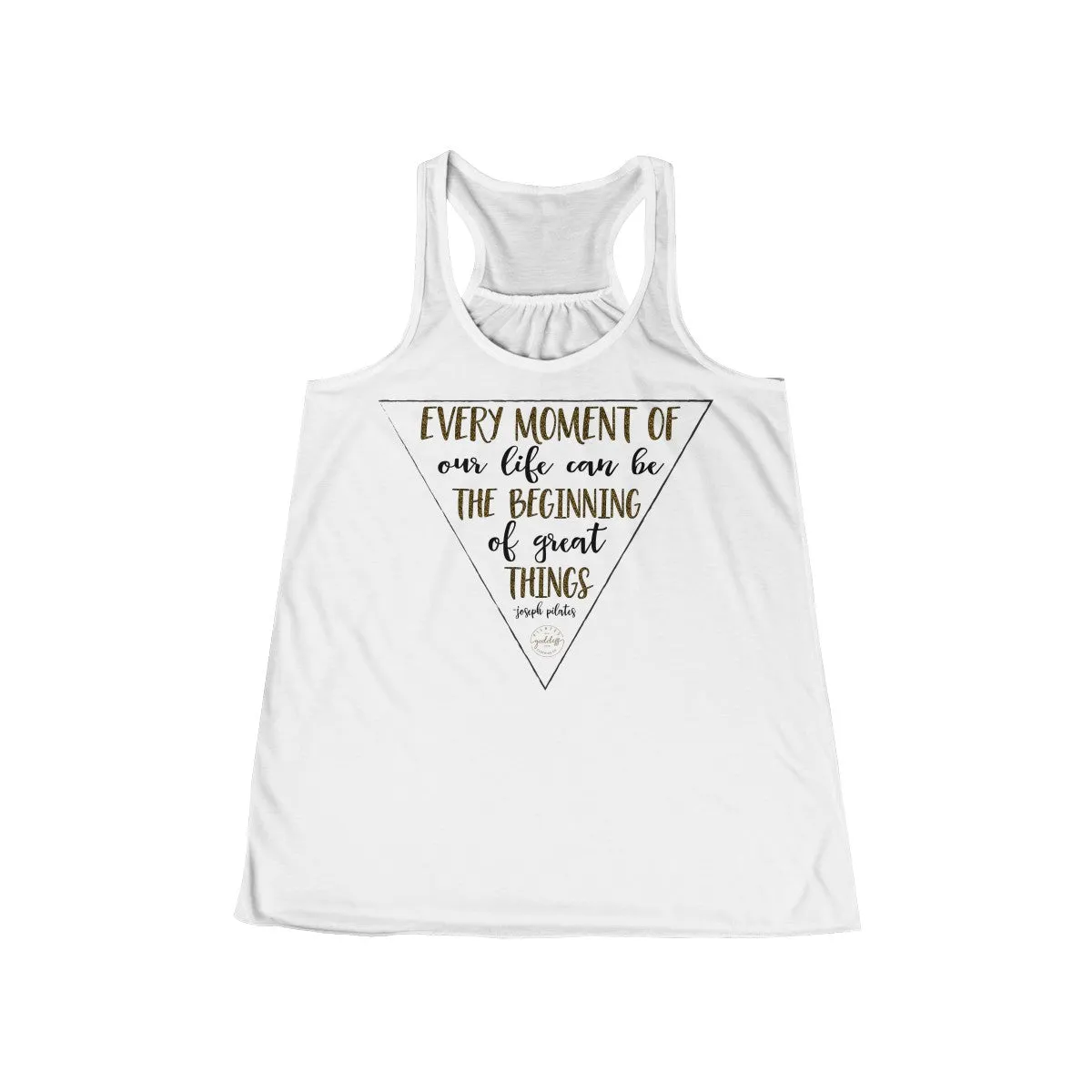 Every Moment Women's Flowy Racerback Tank