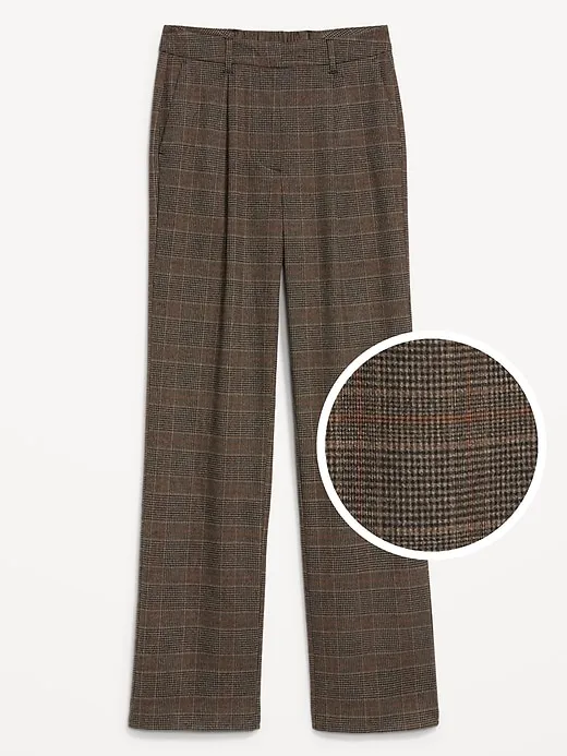Extra High-Waisted Taylor Wide-Leg Trouser Pants