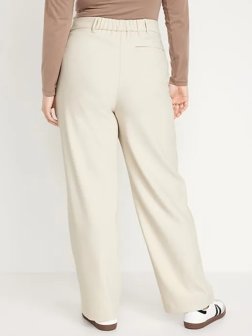 Extra High-Waisted Taylor Wide-Leg Trouser Pants
