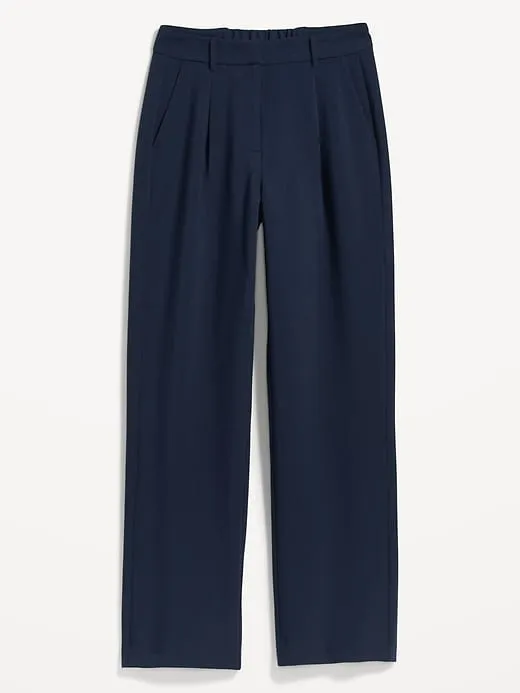Extra High-Waisted Taylor Wide-Leg Trouser Pants