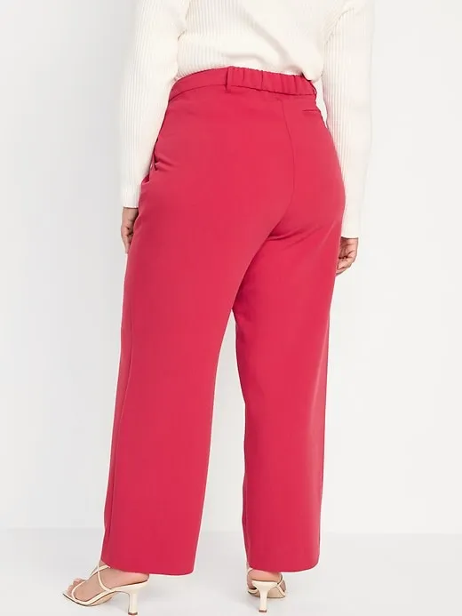 Extra High-Waisted Taylor Wide-Leg Trouser Pants