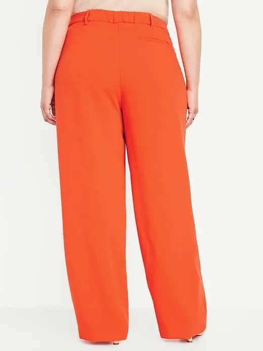 Extra High-Waisted Taylor Wide-Leg Trouser Pants