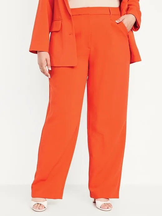 Extra High-Waisted Taylor Wide-Leg Trouser Pants
