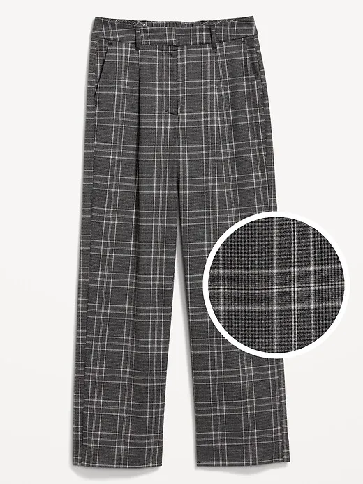 Extra High-Waisted Taylor Wide-Leg Trouser Pants