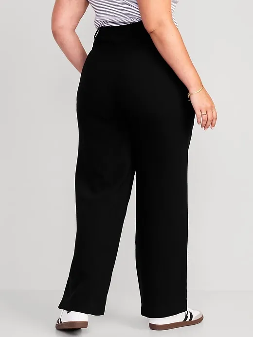 Extra High-Waisted Taylor Wide-Leg Trouser Pants