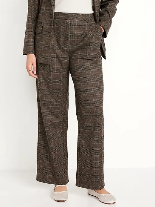 Extra High-Waisted Taylor Wide-Leg Trouser Pants