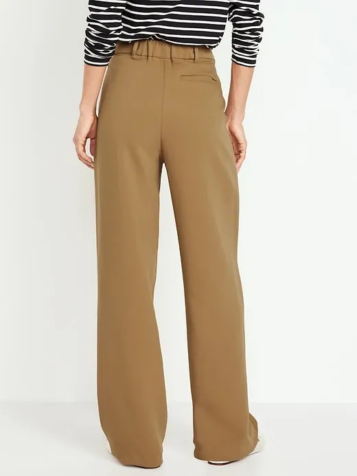 Extra High-Waisted Taylor Wide-Leg Trouser Pants