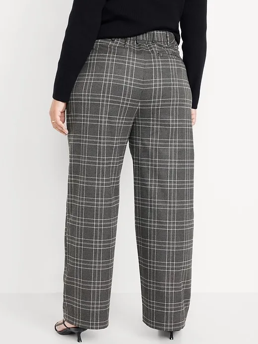 Extra High-Waisted Taylor Wide-Leg Trouser Pants
