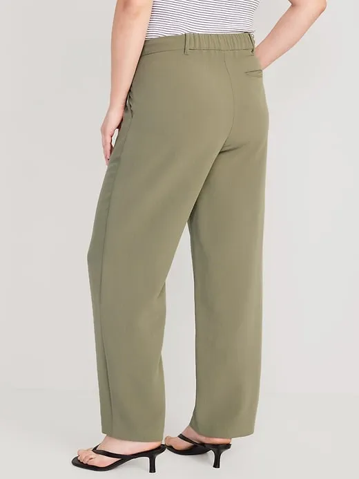 Extra High-Waisted Taylor Wide-Leg Trouser Pants