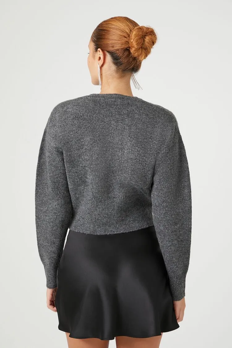 Faux Gem Longline Sweater