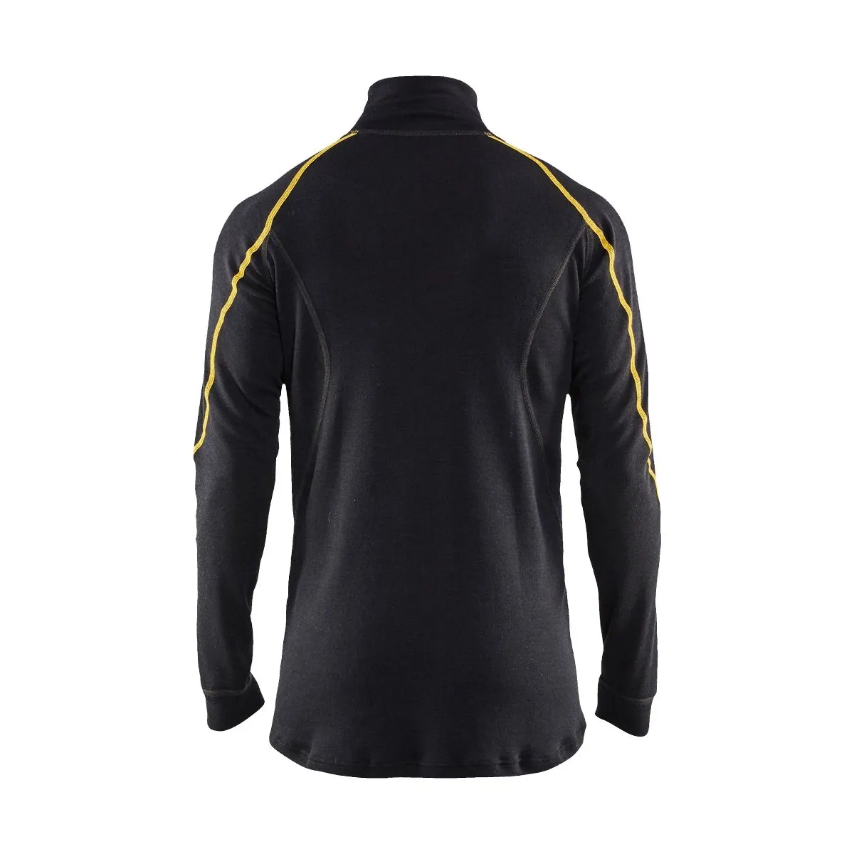 Flame&#x20;Retardant&#x20;Underwear&#x20;Top&#x20;Half&#x20;Zip,&#x20;78&#x25;&#x20;Merino&#x20;Wool&#x20;4796&#x20;Zwart&#x20;-&#x20;Bl&#xE5;kl&#xE4;der