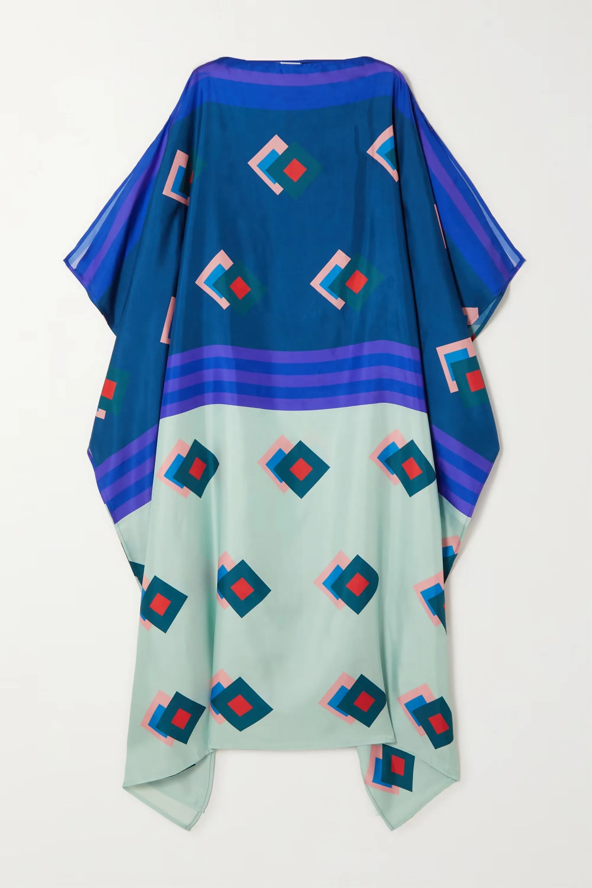 Floral Soft Satin Silk Kaftan – Breezy and Elegant Caftan For Women's