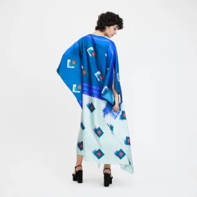 Floral Soft Satin Silk Kaftan – Breezy and Elegant Caftan For Women's