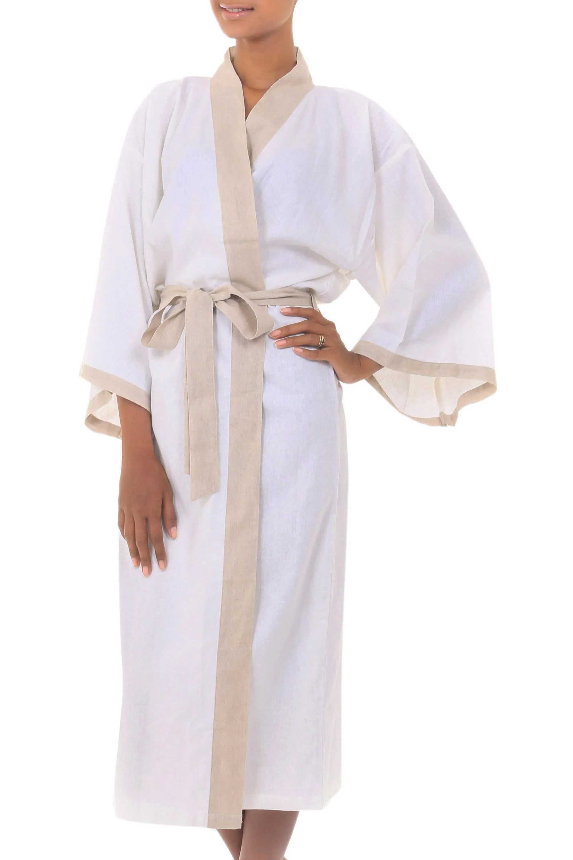 Fly Away in Beige Ivory Robe