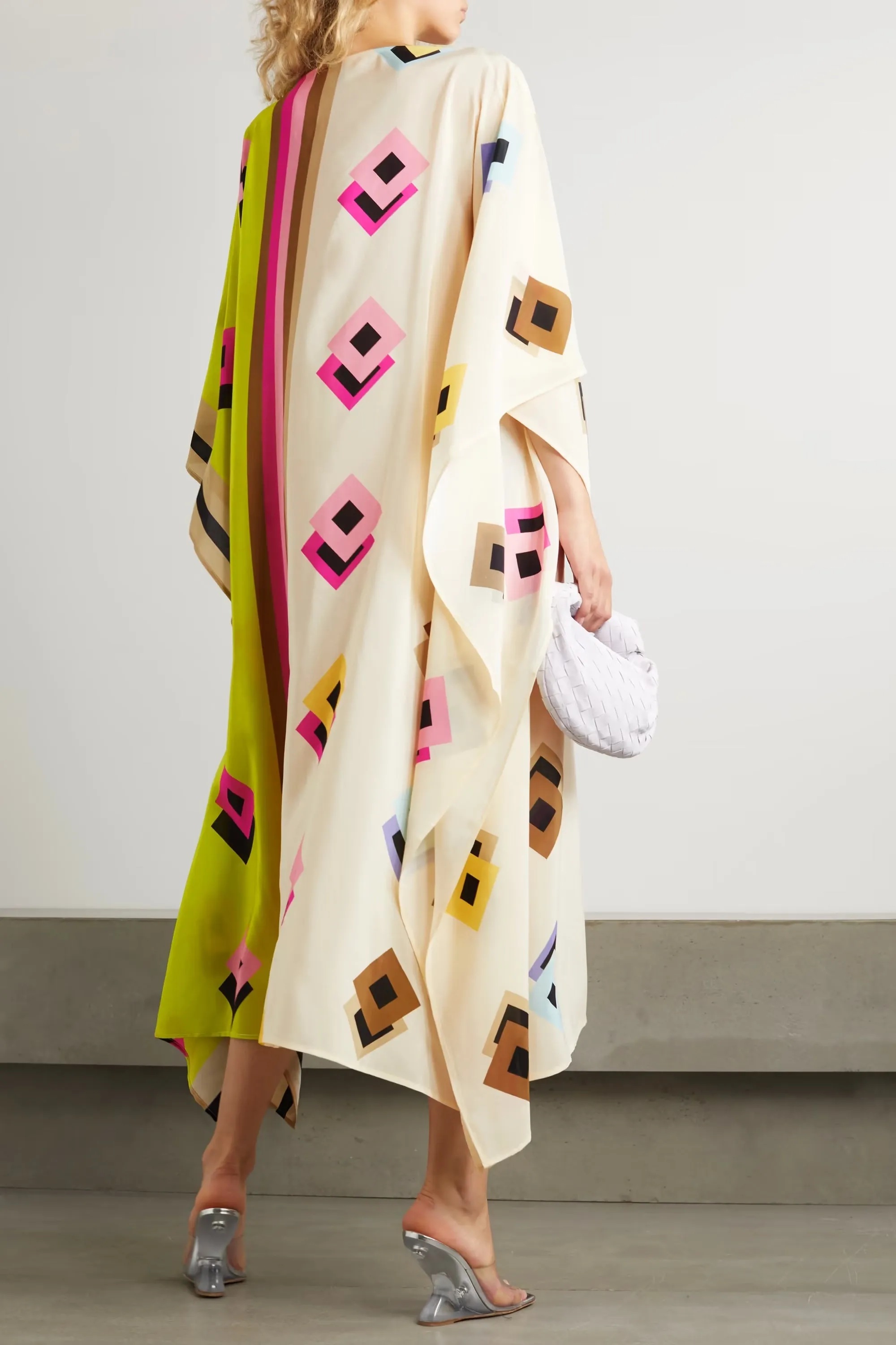 French Moss Kaftan – Breezy and Elegant Long Dress for Women's
