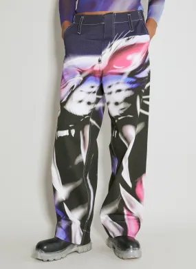 Gerrit Jacob Wide Leg Graphic Pants