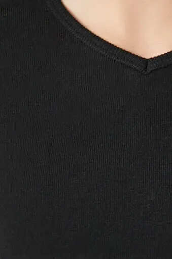 Girls V-Neck Long-Sleeve Top (Kids)