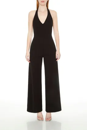 Halter Wide-Leg Jumpsuit