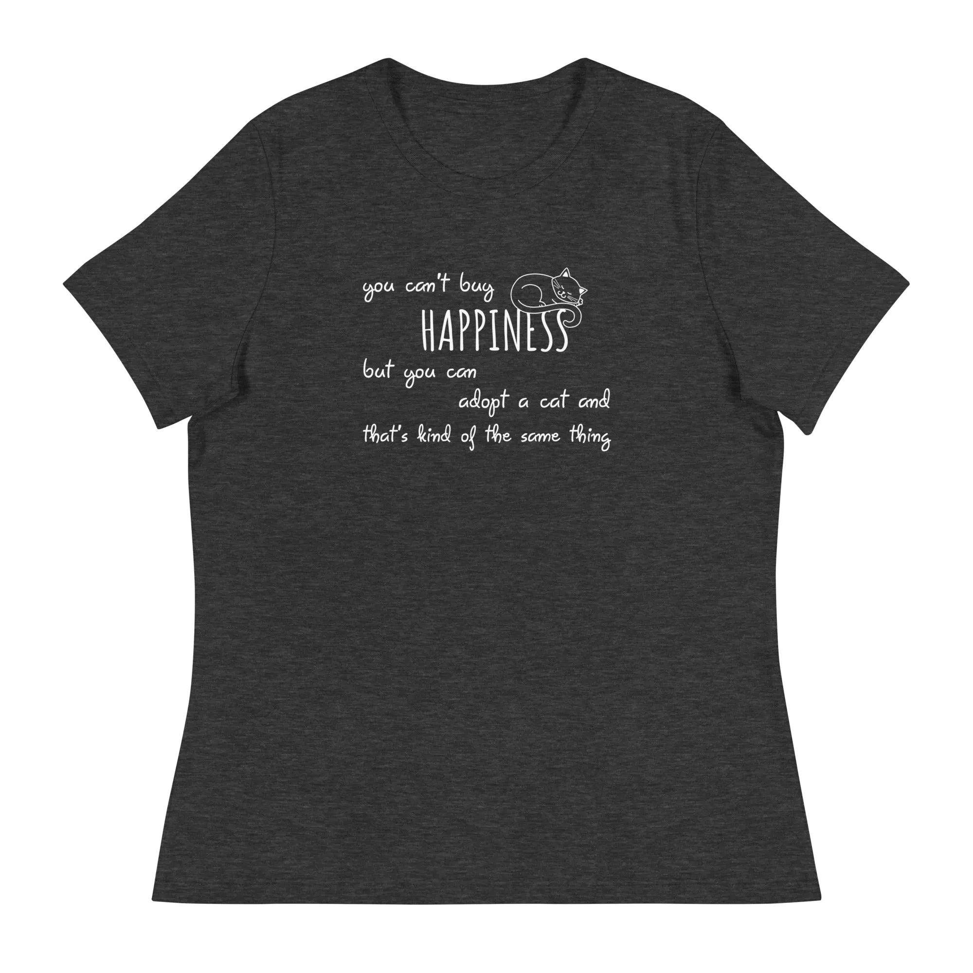 Happiness & A Cat T-Shirt
