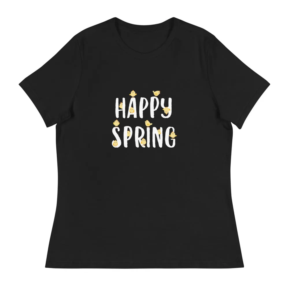 Hello Spring Chicks Women's Relaxed T-Shirt