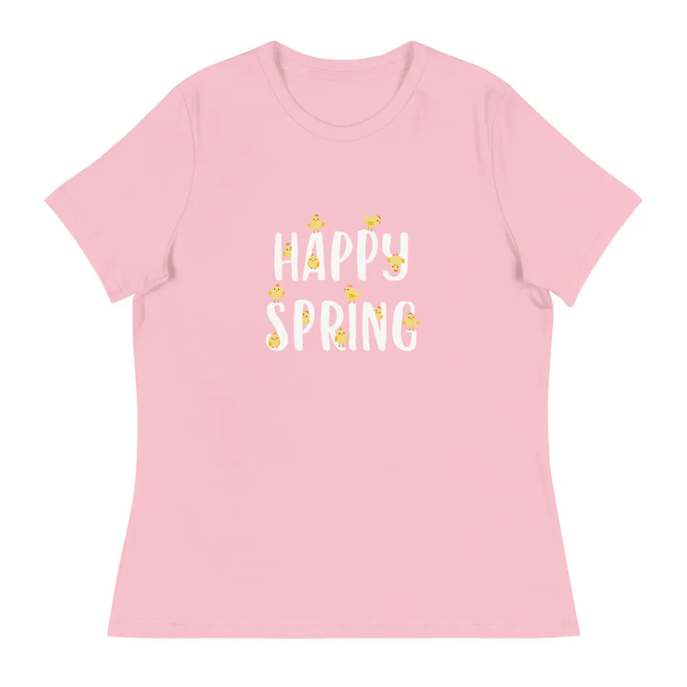 Hello Spring Chicks Women's Relaxed T-Shirt