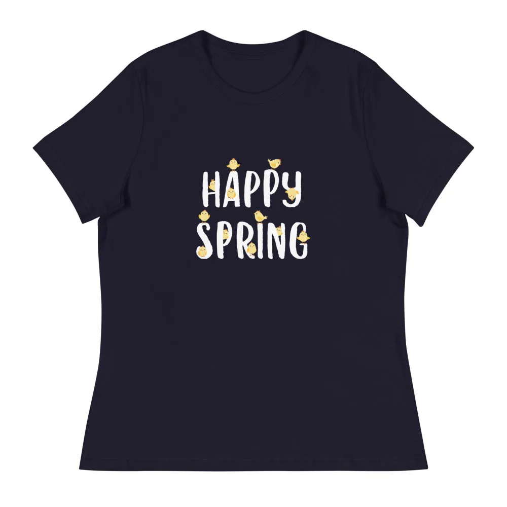 Hello Spring Chicks Women's Relaxed T-Shirt