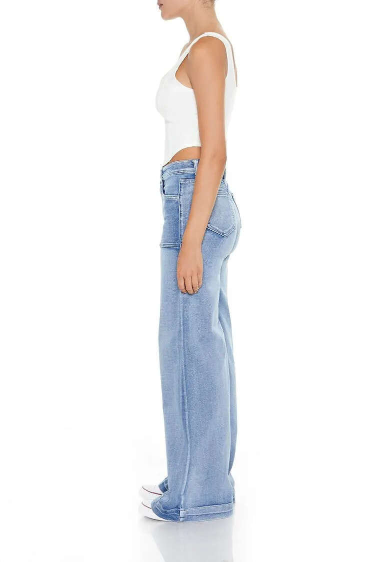 High-Rise Wide-Leg Jeans