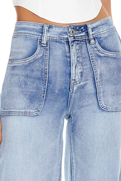 High-Rise Wide-Leg Jeans