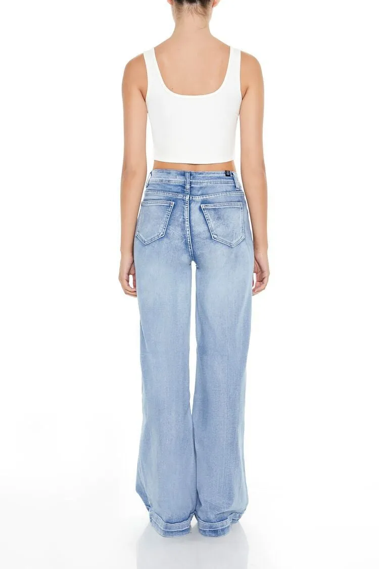 High-Rise Wide-Leg Jeans