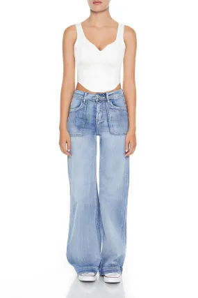 High-Rise Wide-Leg Jeans