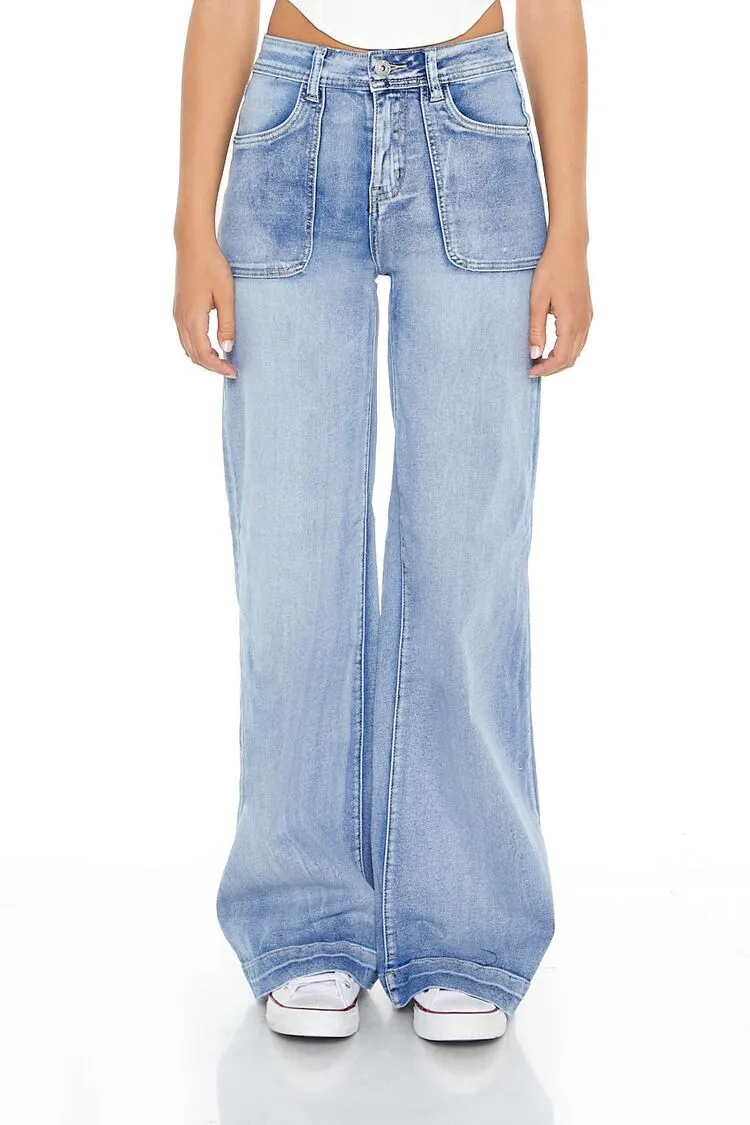 High-Rise Wide-Leg Jeans