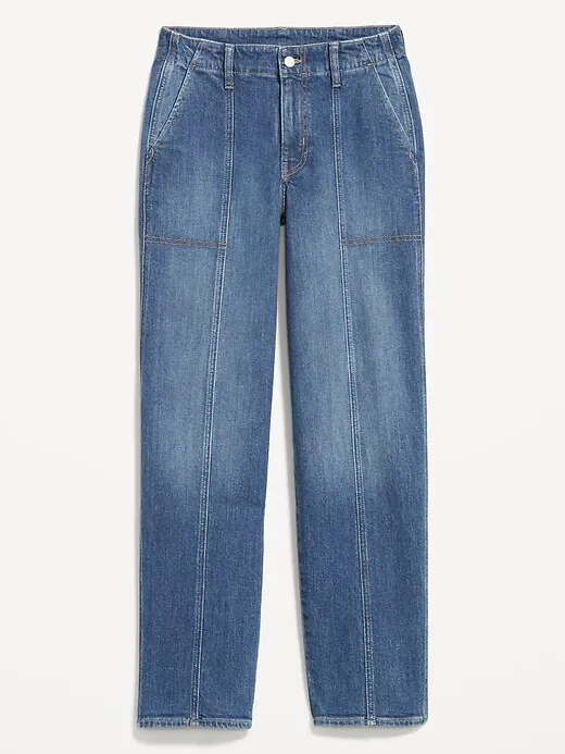 High-Waisted OG Loose Utility Jeans