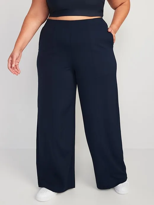 High-Waisted PowerSoft Wide-Leg Pants
