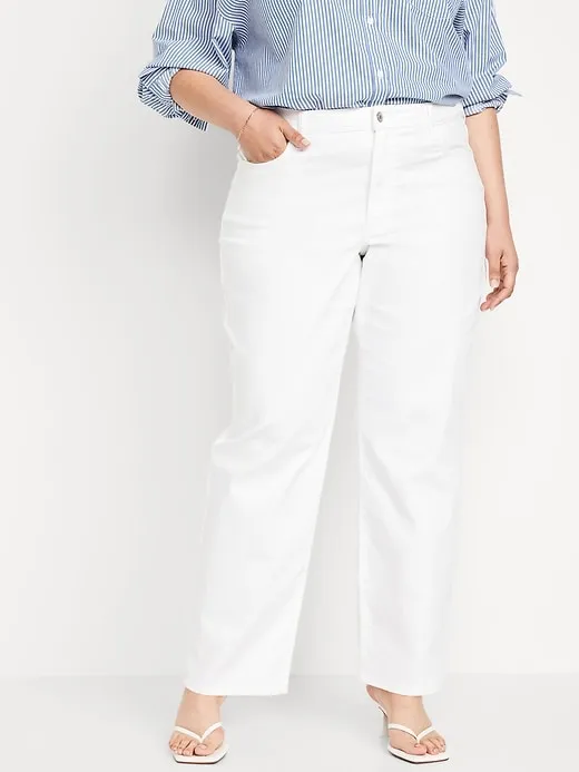 High-Waisted Wow Loose Jeans