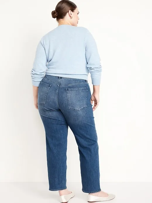 High-Waisted Wow Loose Jeans