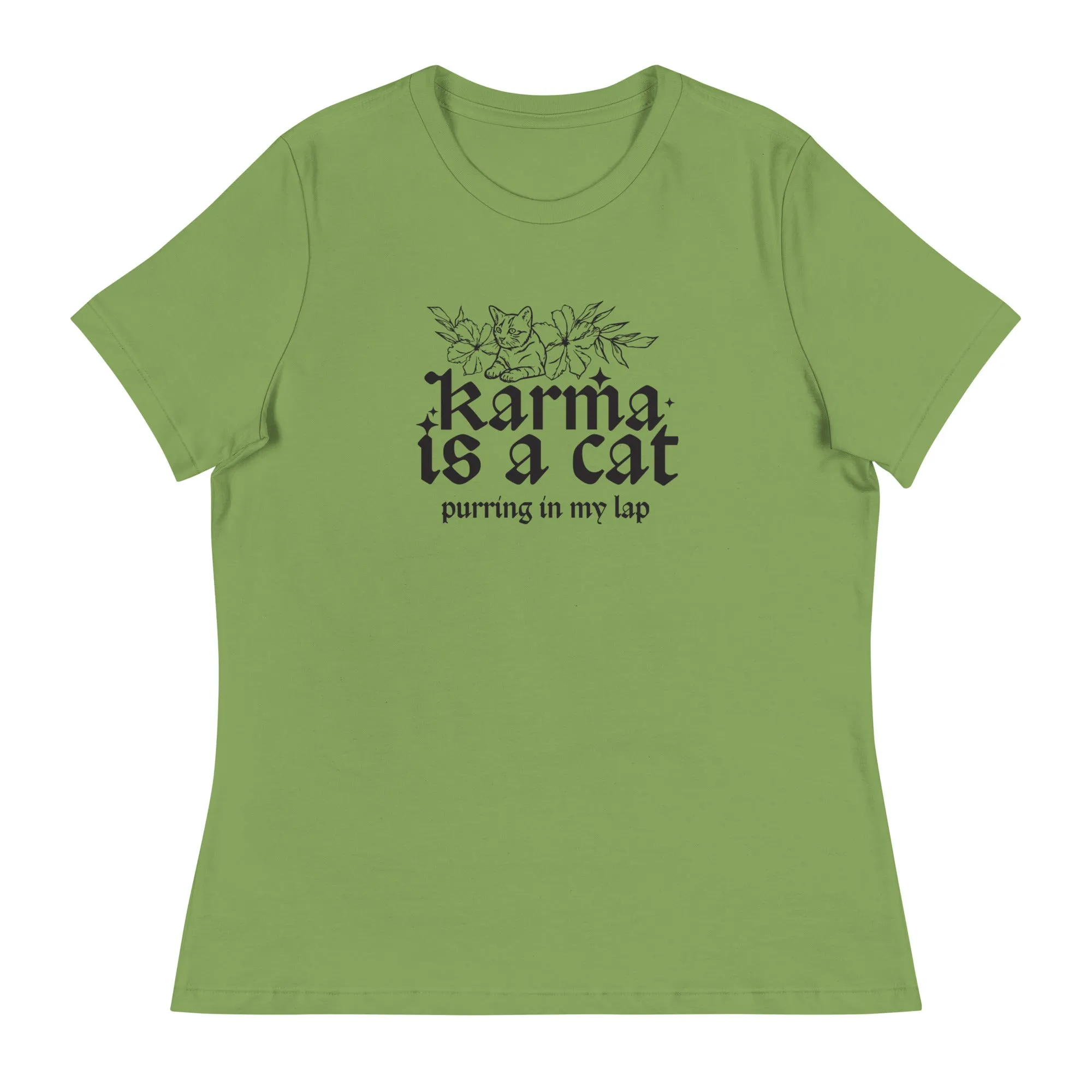 Karma is a Cat Women's Relaxed T-Shirt