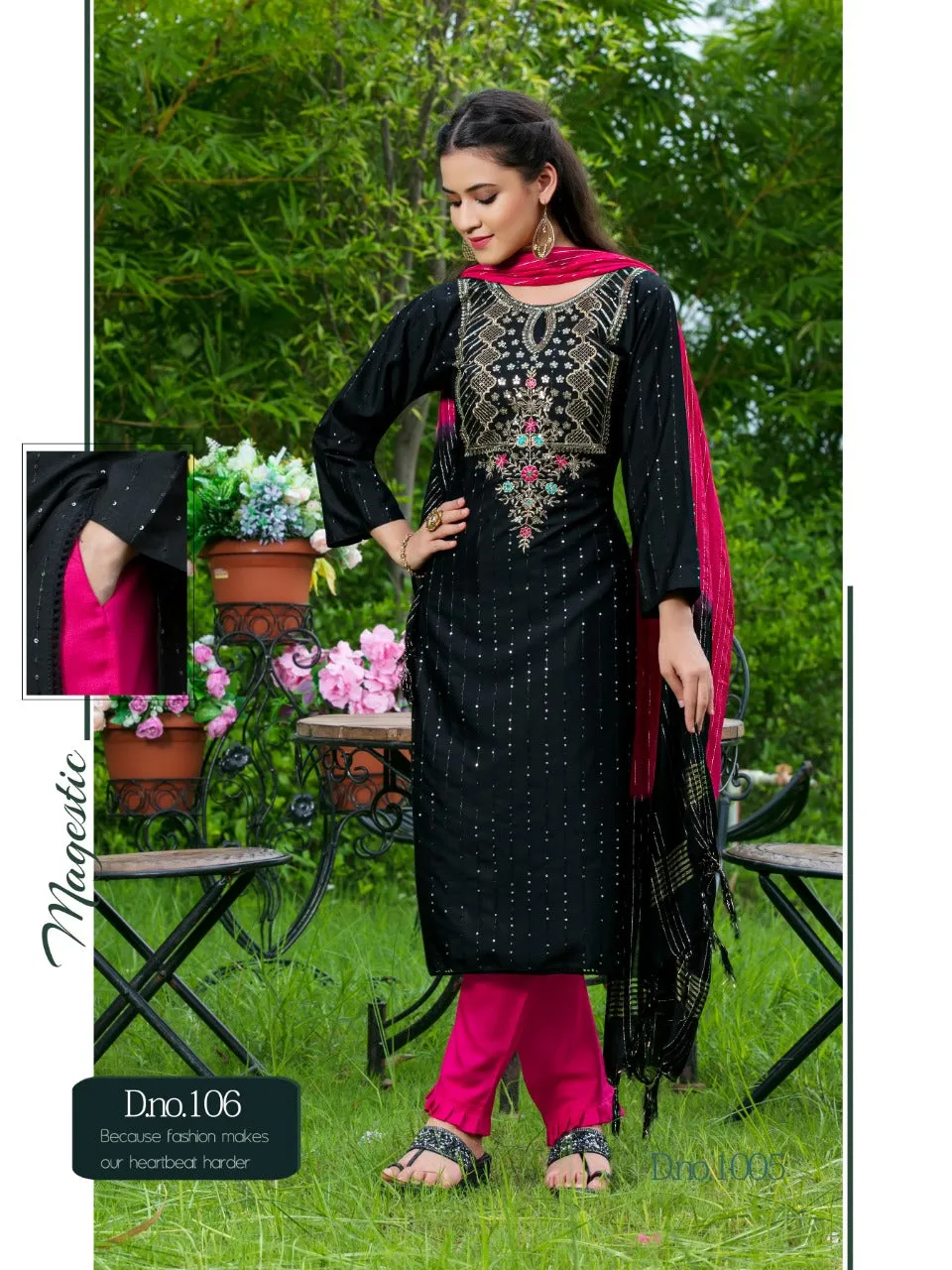 KURTI WITH PENT WITH DUPATTA