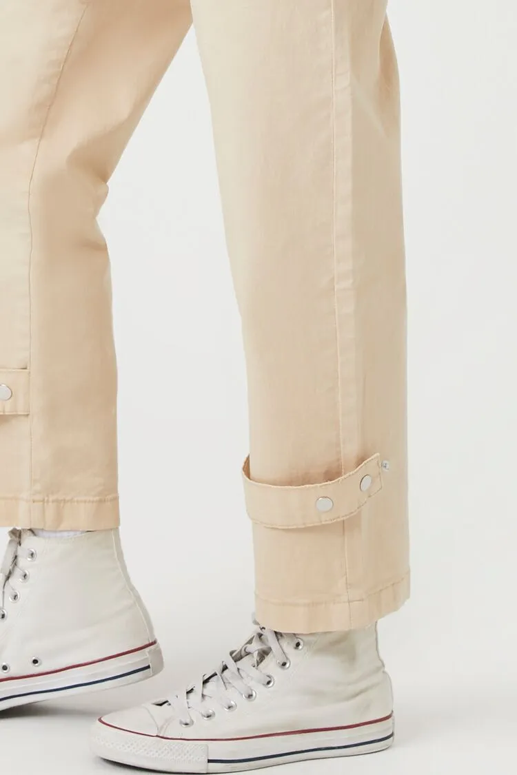 Lace-Up Straight-Leg Pants