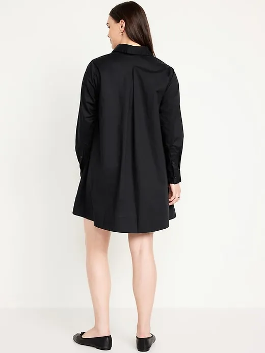 Loose Mini Shirt Dress