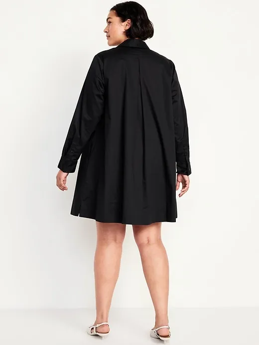 Loose Mini Shirt Dress