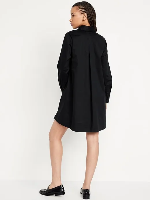 Loose Mini Shirt Dress