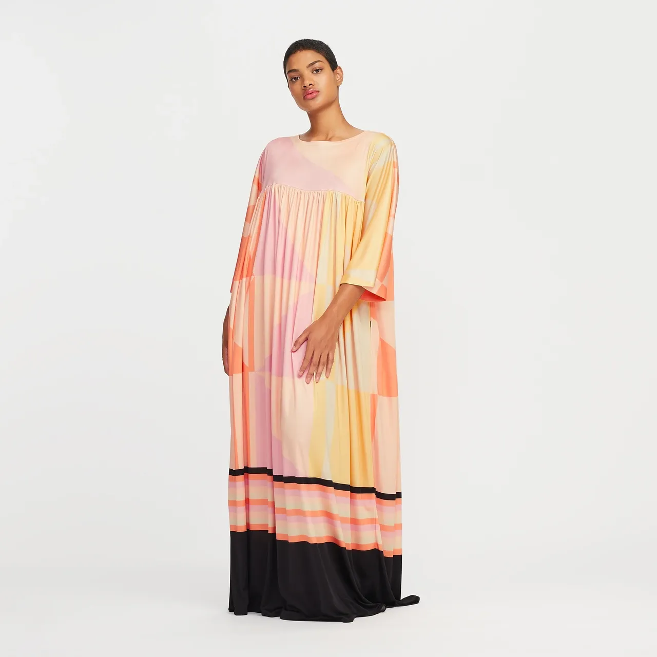 Luxury Rayon Cotton Blend Kaftan,  Beach Wear Caftan For Women's