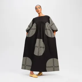 Luxury Rayon Cotton Blend Kaftan – Elegant, Beach Wear Women's Caftan