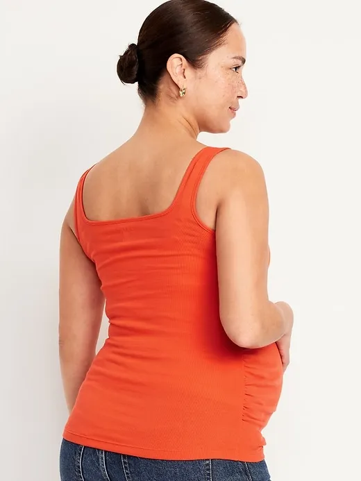 Maternity Square Neck Tank Top